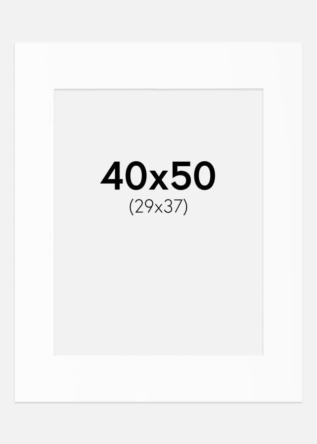 Paszpartu Standard fehér (fehér mag) 40x50 cm (29x37)