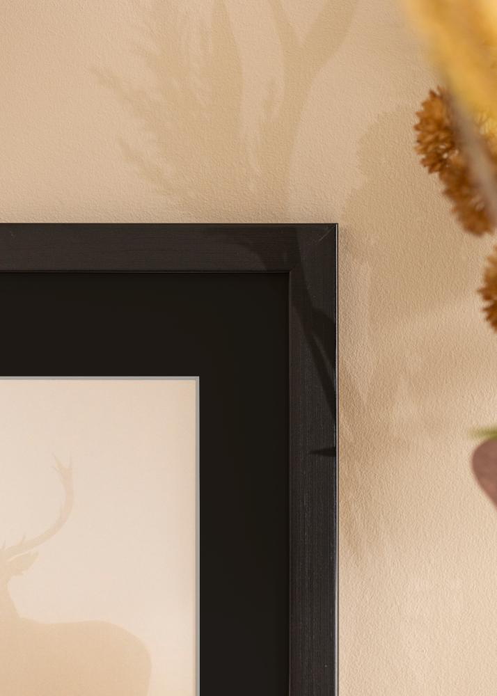 Keret Trendline Fekete 35x45 cm - Paszpartu Fekete 24x34 cm