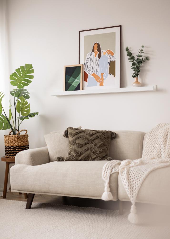 KAILA Képkeretpolc Fehér 130 cm