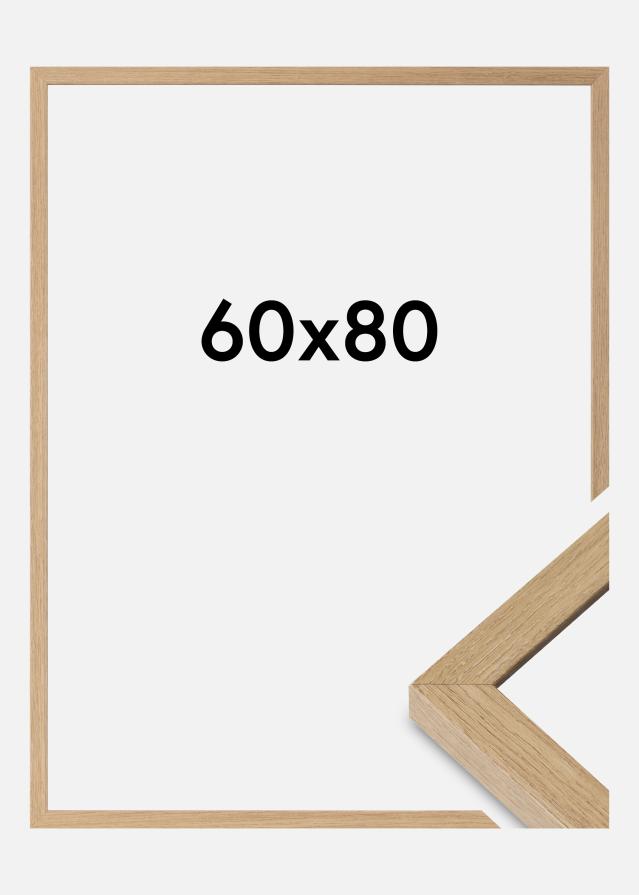 Keret Hermes Akrilüveg Natural Oak 60x80 cm