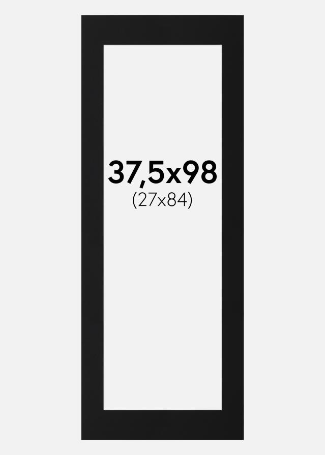 Paszpartu Fekete Standard (Fehér Mag) 37,5x98 cm (27x84)