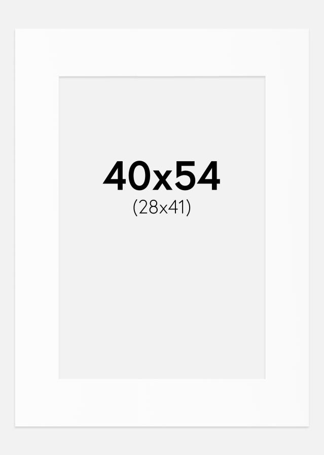 Paszpartu Standard fehér (fehér mag) 40x54 cm (28x41)