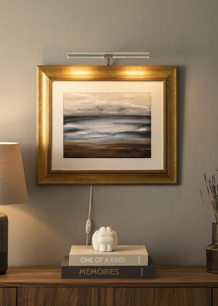 Eklunds Art 2 Képmegvilágító lámpa - szálcsiszolt alumínium