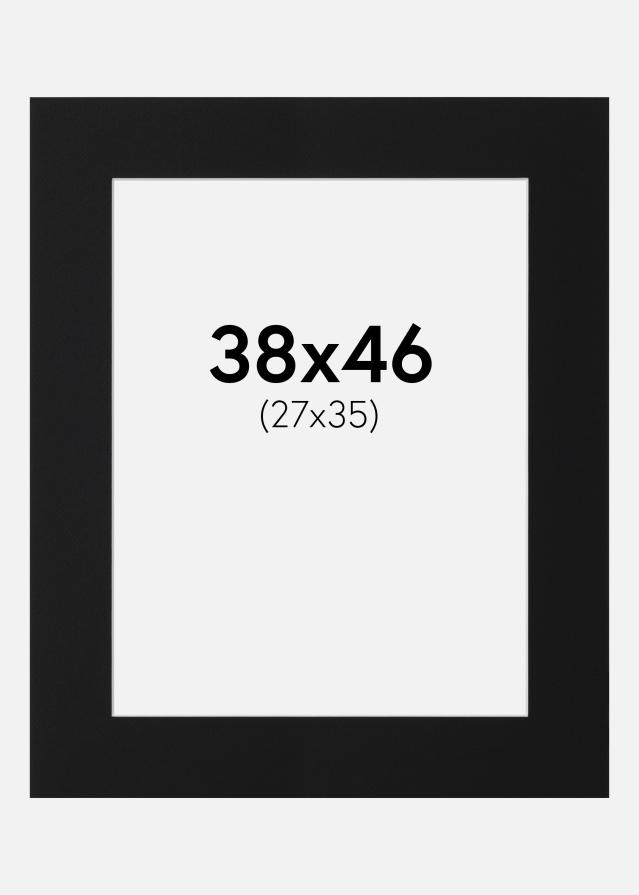 Paszpartu Fekete Standard (Fehér Mag) 38x46 cm (27x35)