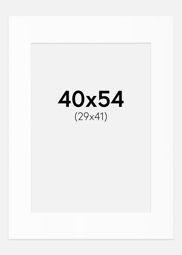 Paszpartu Standard fehér (fehér mag) 40x54 cm (29x41)