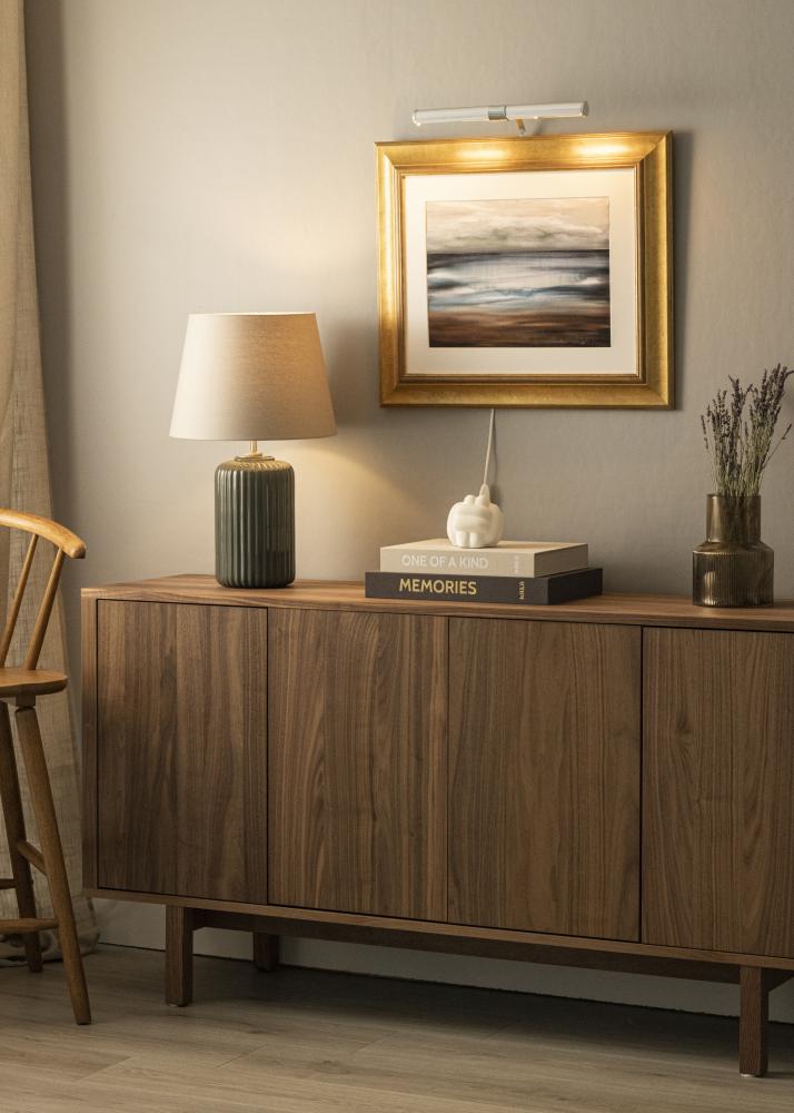 Eklunds Art 2 Képmegvilágító lámpa - szálcsiszolt alumínium