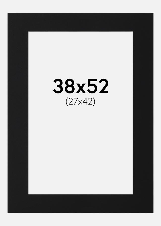 Paszpartu Fekete Standard (Fehér Mag) 38x52 cm (27x42)