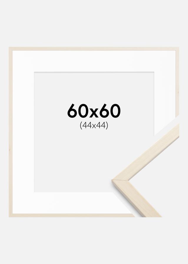 Keret Edsbyn Juharfa 60x60 cm - Paszpartu Fehér 45x45 cm