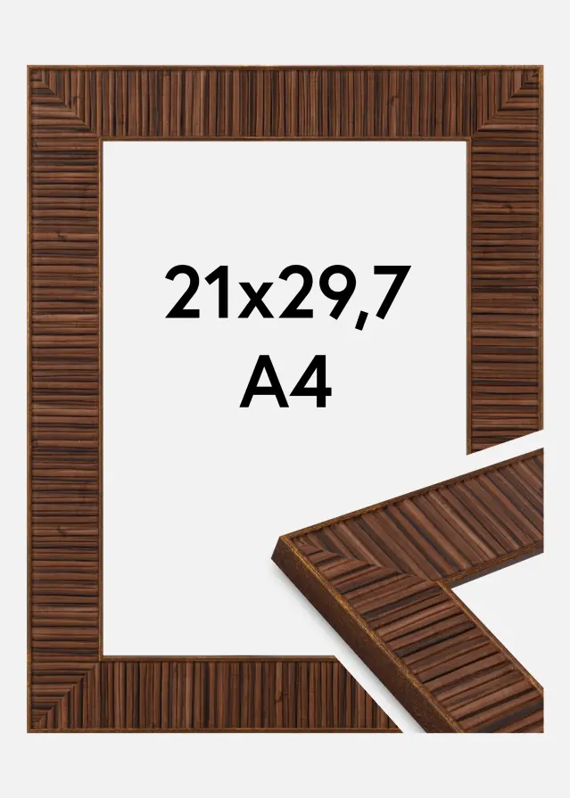 Keret Agust Akrilüveg Rosewood 21x29,7 cm (A4)