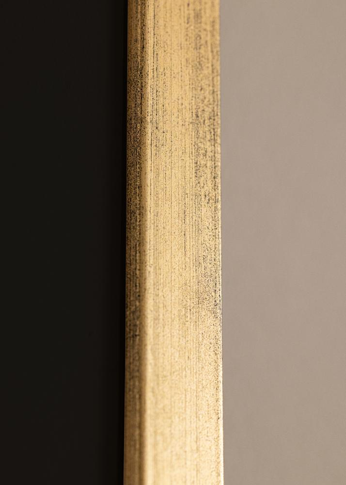 Keret Elegáns Arany 30x40 cm - Paszpartu Fekete 21x29,7 cm (A4)