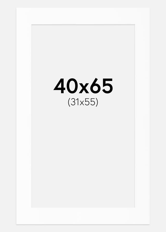 Paszpartu Standard fehér (fehér mag) 40x65 cm (31x55)