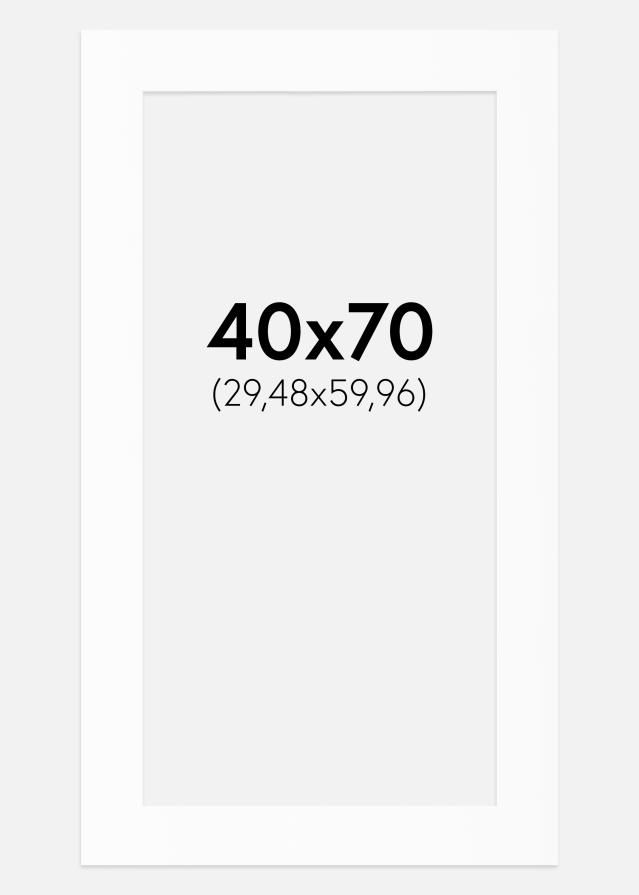 Paszpartu Standard fehér (fehér mag) 40x70 cm (29,48x59,96)