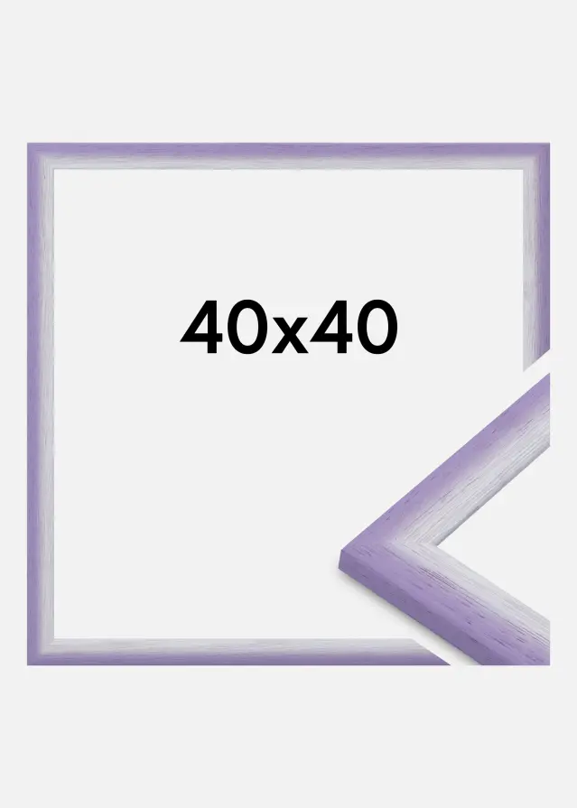 Keret Cornwall Akrilüveg Világoslila 40x40 cm