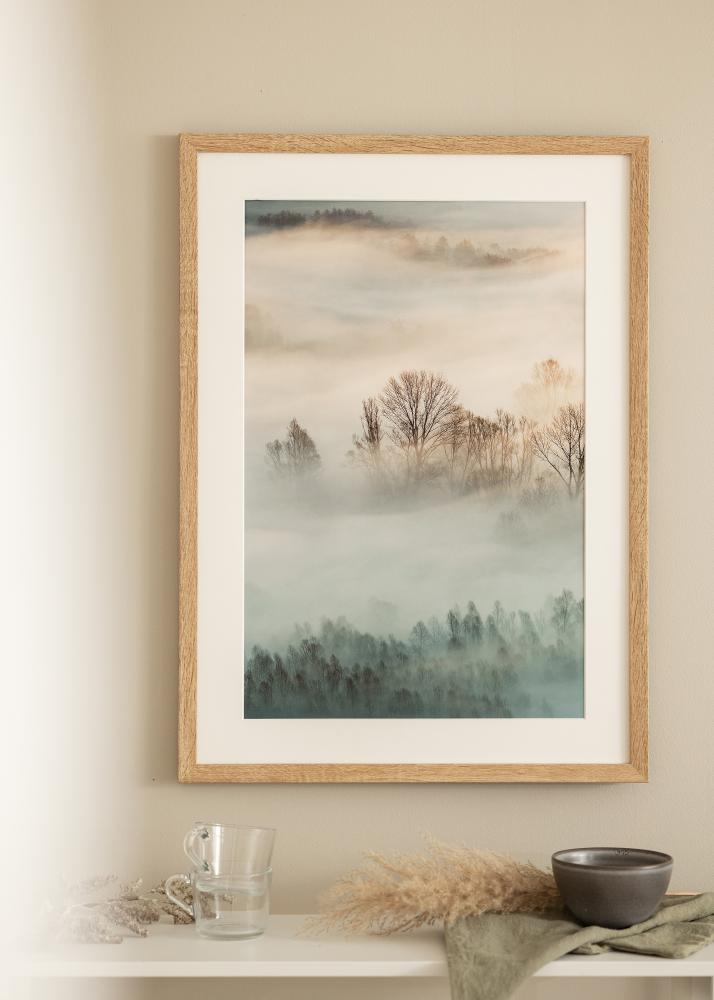 Keret Fiorito Akrilüveg Világos Tölgy 30x40 cm