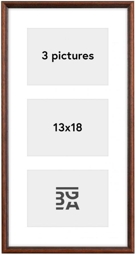 Horndal Kollázs keret IX Dió - 3 Képek (13x18 cm)