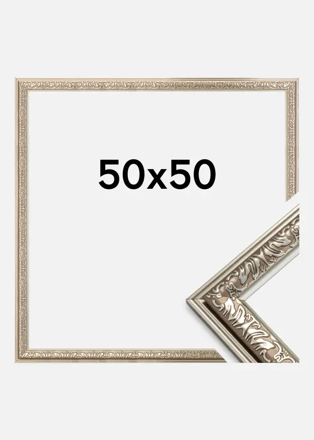 Keret Nostalgia Ezüst 50x50 cm