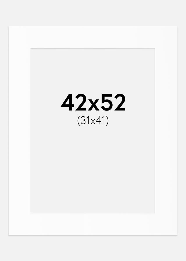 Paszpartu Standard fehér (fehér mag) 42x52 cm (31x41)