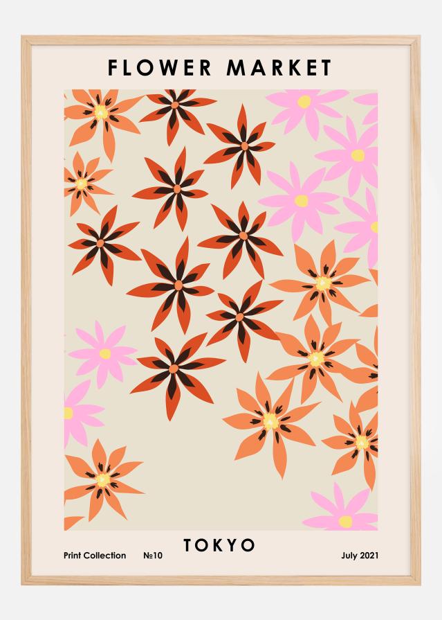 Flower Market Tokyo Poszter