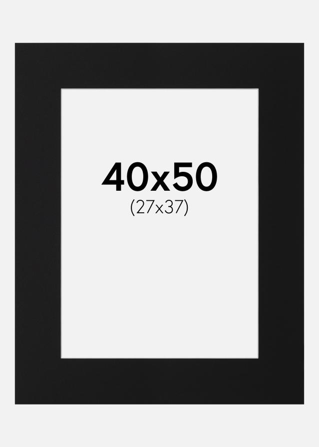 Paszpartu Fekete Standard (Fehér Mag) 40x50 cm (27x37)