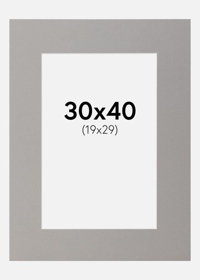 Paszpartu Szürke 30x40 cm (19x29)