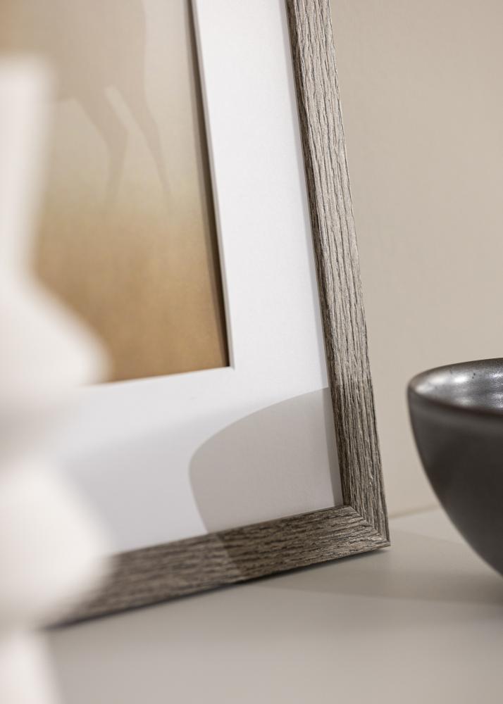 Keret Elegáns Akrilüveg Dark Grey Oak 60x80 cm