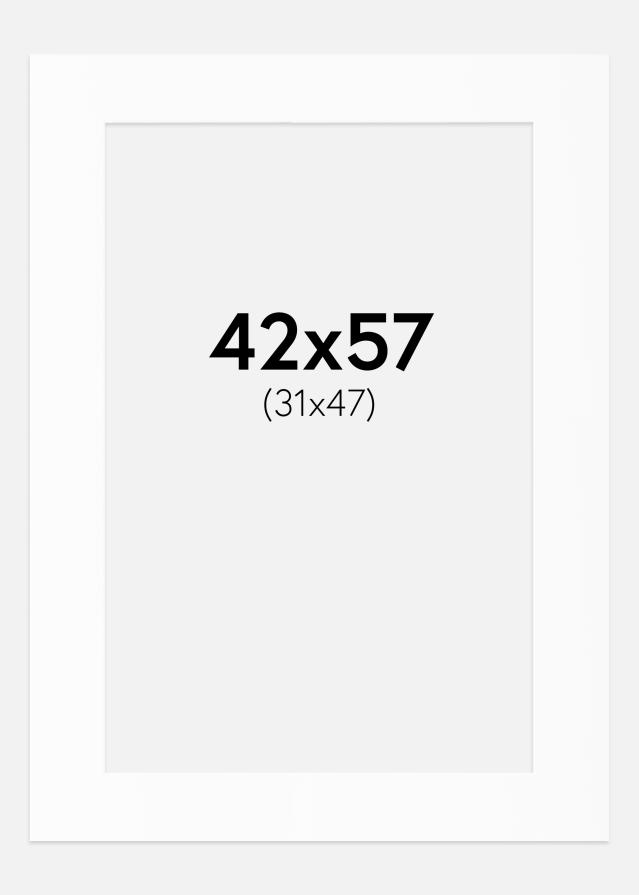Paszpartu Standard fehér (fehér mag) 42x57 cm (31x47)