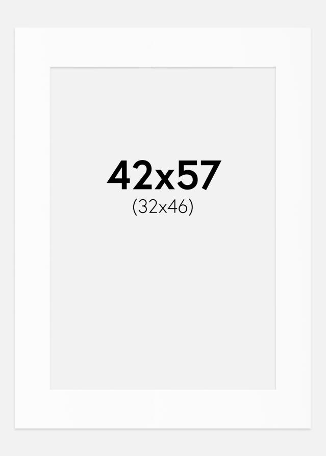 Paszpartu Standard fehér (fehér mag) 42x57 cm (32x46)
