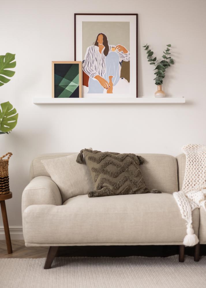 KAILA Képkeretpolc Fehér 130 cm