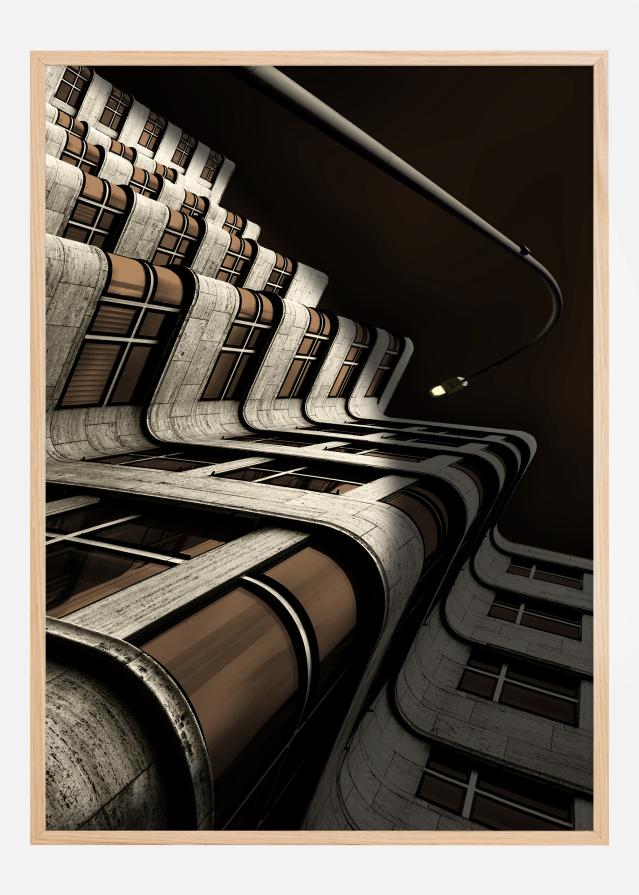 House at night Poszter