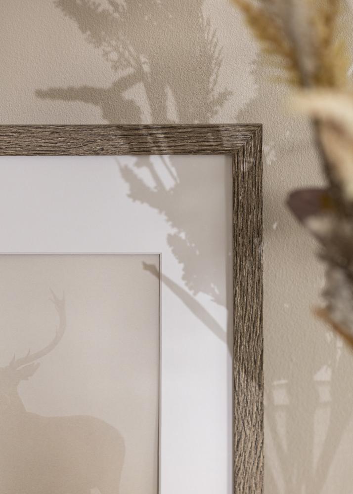 Keret Elegáns Akrilüveg Dark Grey Oak 60x80 cm