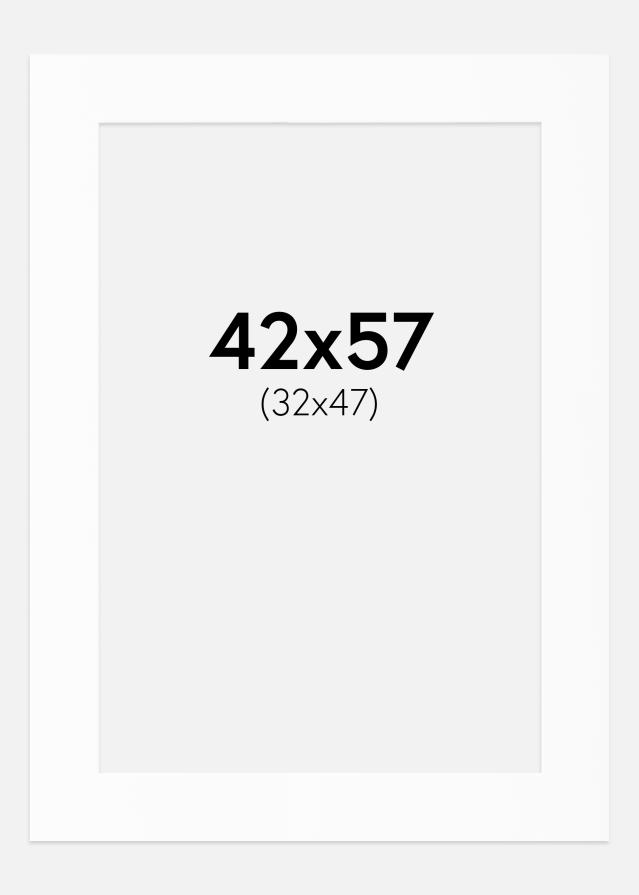 Paszpartu Standard fehér (fehér mag) 42x57 cm (32x47)