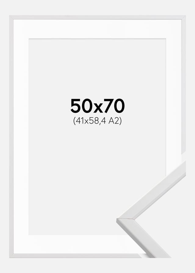 Keret Galant Fehér 50x70 cm - Paszpartu Fehér 42x59,4 cm (A2)