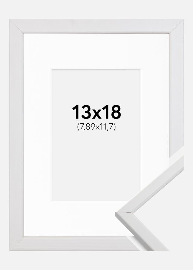 Keret Galant Fehér 13x18 cm - Paszpartu Fehér 3,5x5 inches