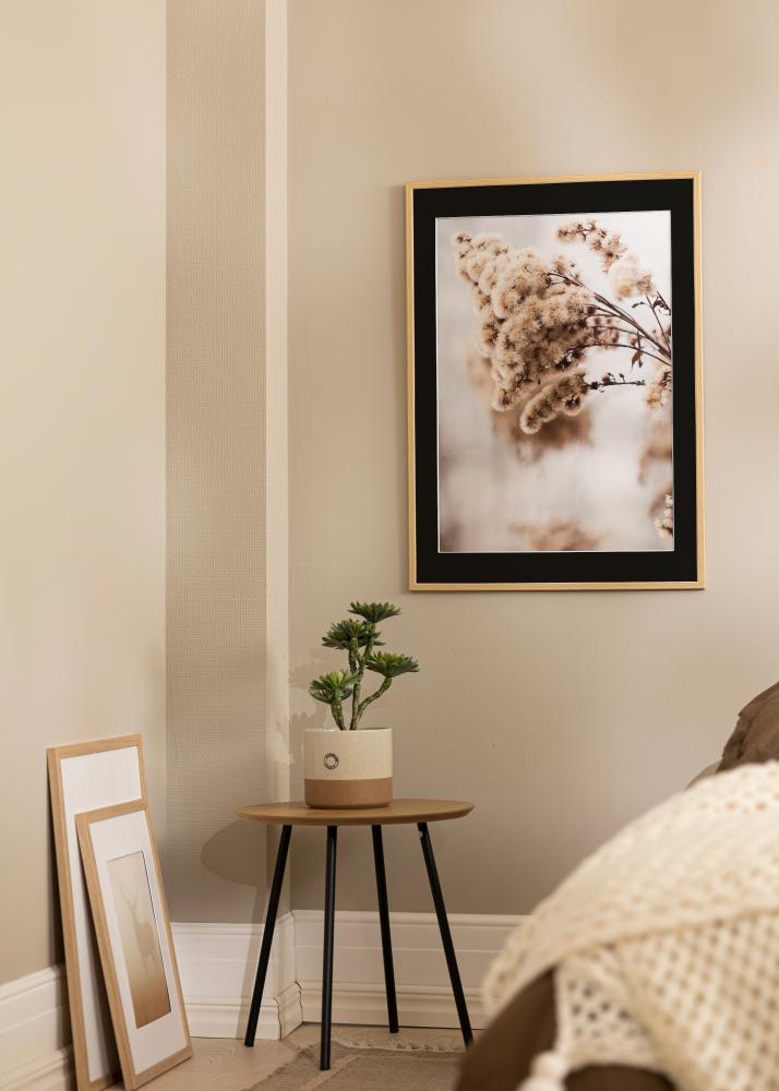 Keret Galant Tölgy 40x40 cm - Paszpartu Fekete 32x32 cm