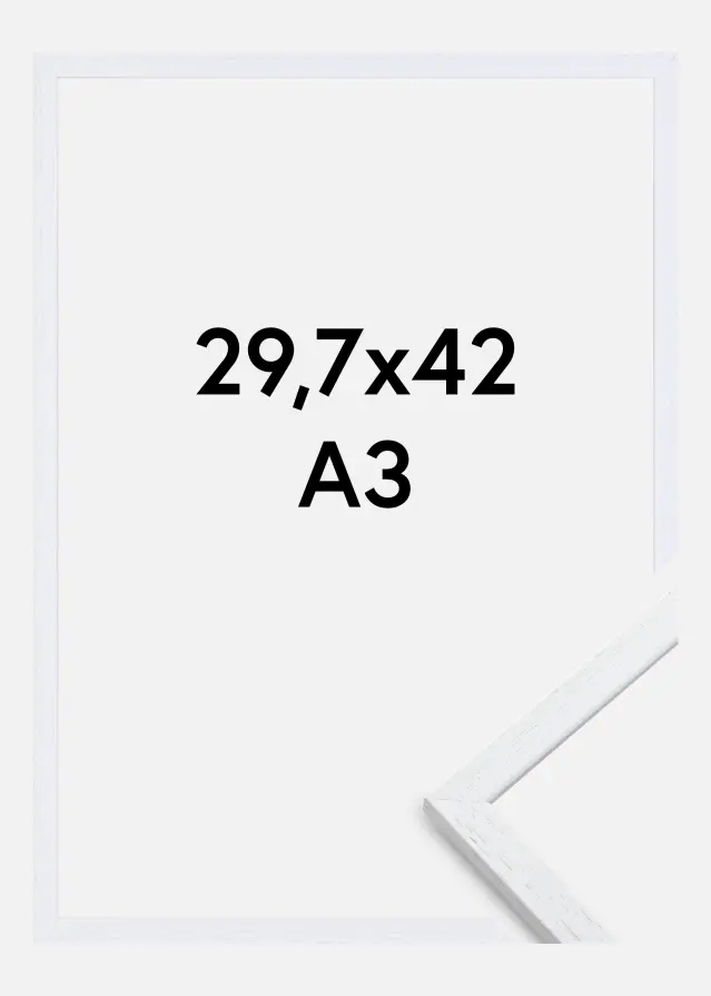 Keret Edsbyn Akrilüveg Warm White 29,7x42 cm (A3)