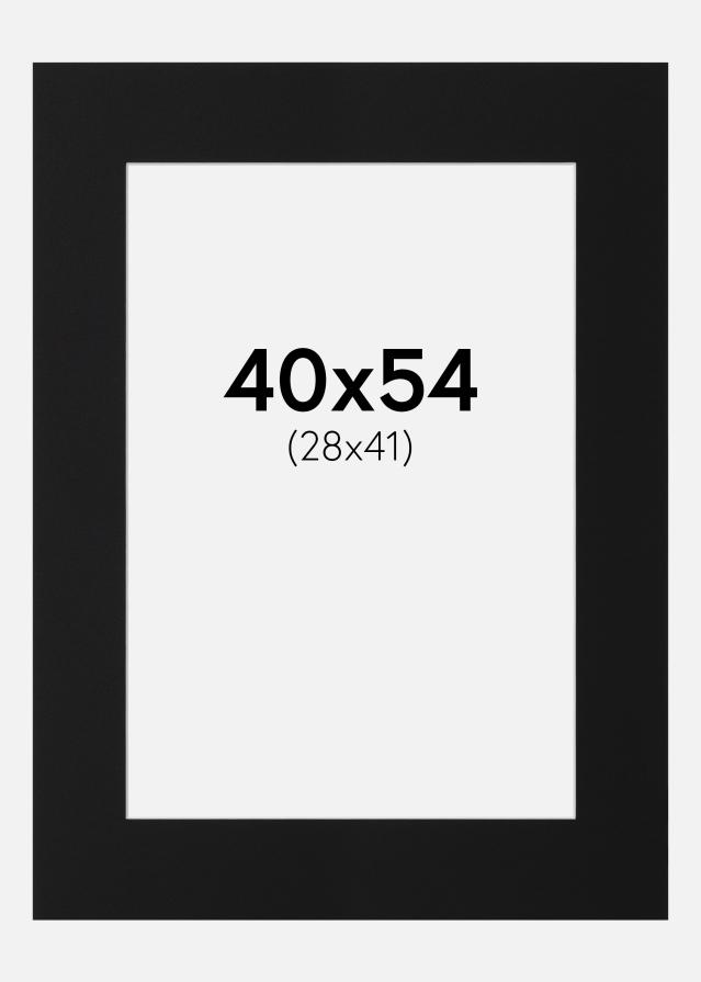 Paszpartu Fekete Standard (Fehér Mag) 40x54 cm (28x41)