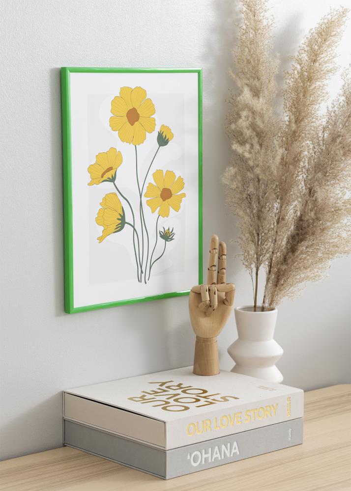 Keret New Lifestyle Grass Green 30x40 cm - Paszpartu Fekete 21x29,7 cm (A4)