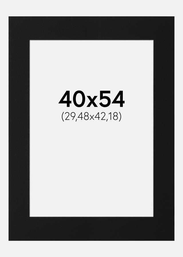 Paszpartu Fekete Standard (Fehér Mag) 40x54 cm (29,48x42,18)