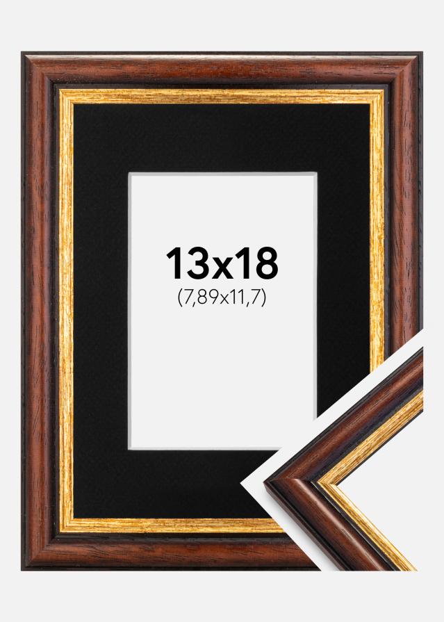 Keret Siljan Barna 13x18 cm - Paszpartu Fekete 3,5x5 inches