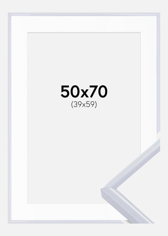 Keret Victoria Fehér 50x70 cm - Paszpartu Fehér 40x60 cm