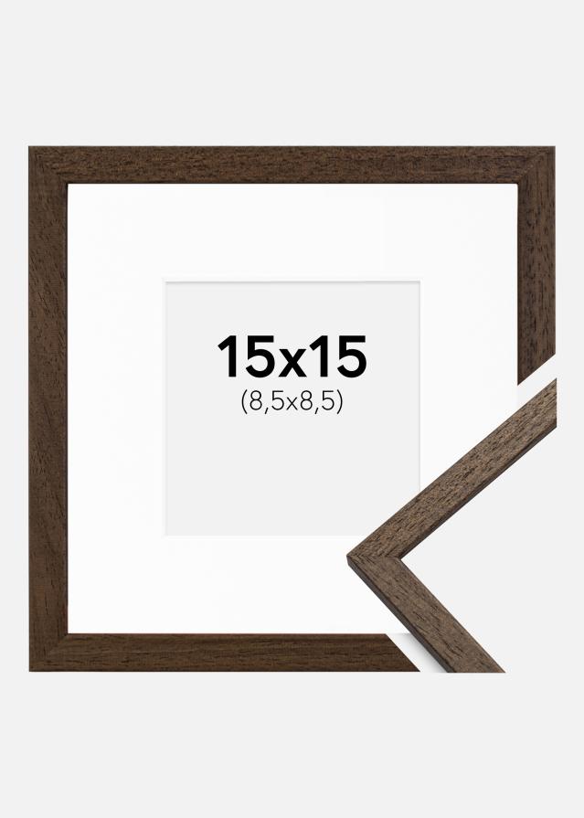 Keret Edsbyn Dió 15x15 cm - Paszpartu Fehér 9x9 cm