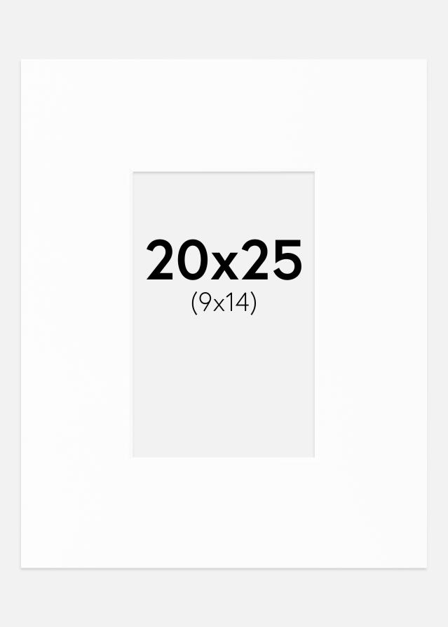 Paszpartu XL Standard Fehér Fehér él 20x25 cm (9x14)