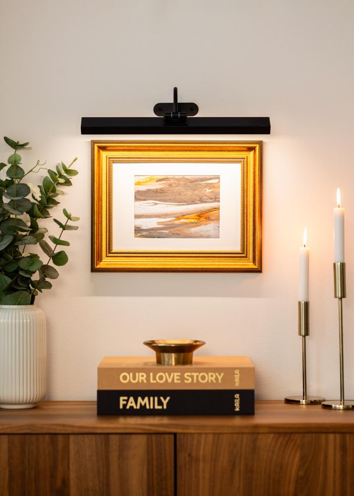 KAILA Flare Elemes Képkivilágítás 40 cm - Fekete