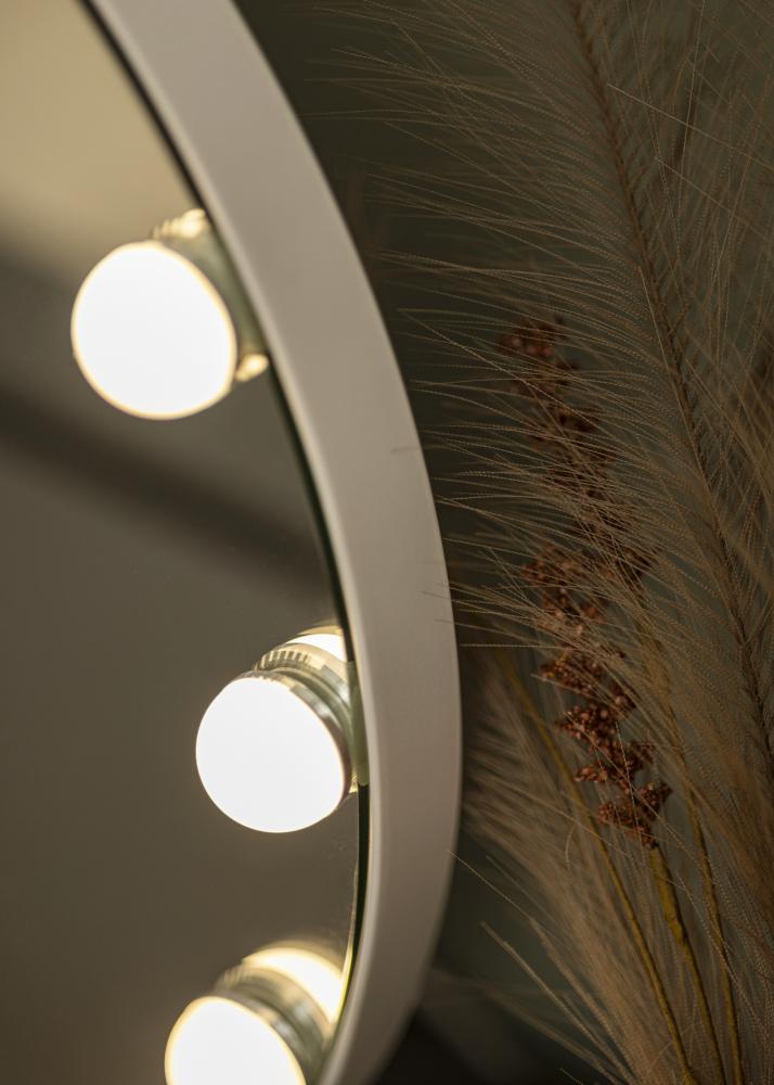 KAILA Sminktükör V Fehér - 50x48 cm