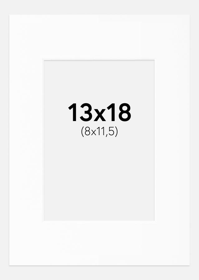 Paszpartu Fehér Standard Fehér él 13x18 cm (8x11,5)