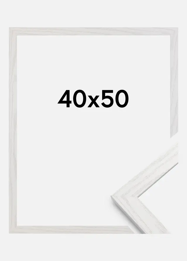 Keret Elegáns White Oak 40x50 cm