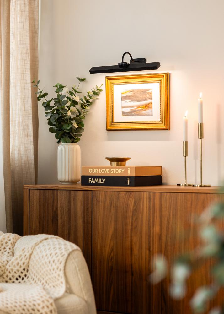 KAILA Flare Elemes Képkivilágítás 40 cm - Fekete