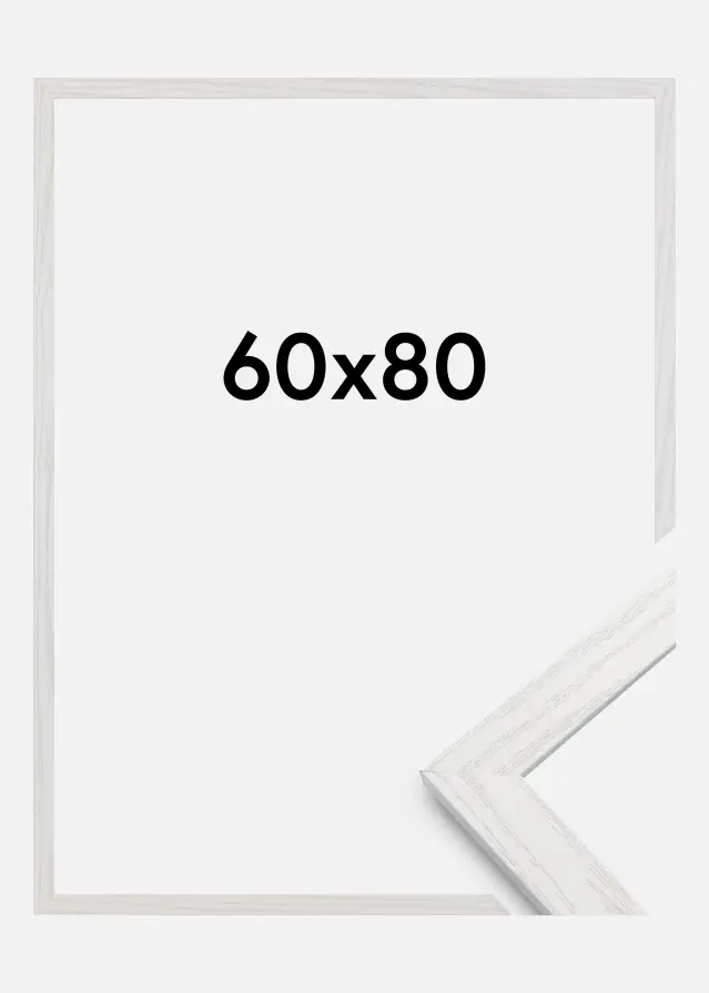 Keret Elegáns White Oak 60x80 cm