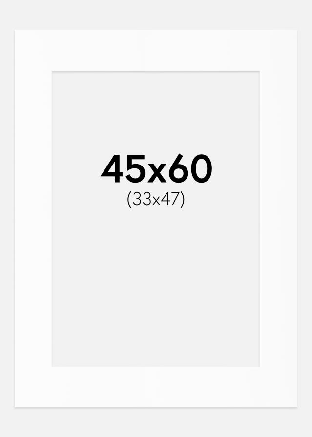 Paszpartu Standard fehér (fehér mag) 45x60 cm (33x47)