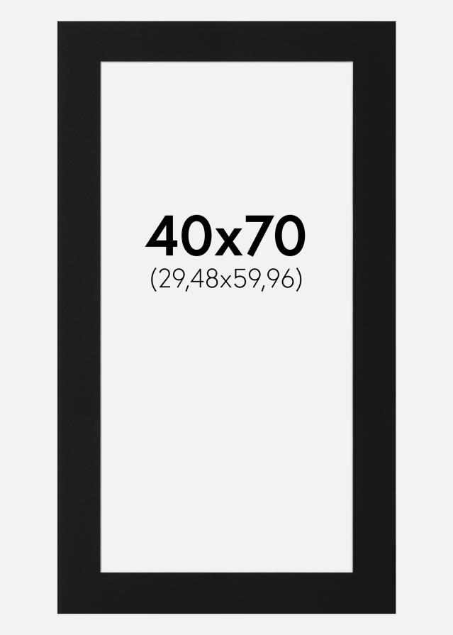 Paszpartu Fekete Standard (Fehér Mag) 40x70 cm (29,48x59,96)